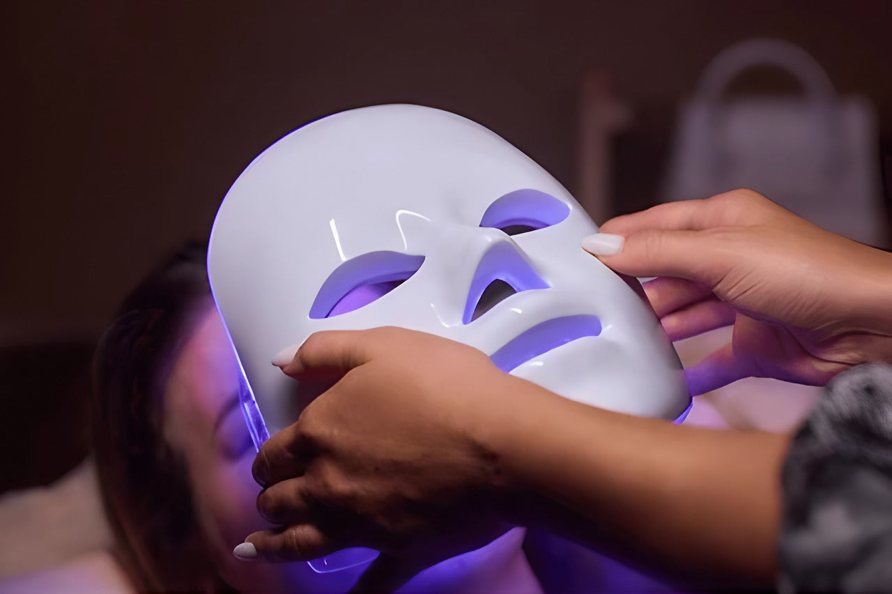 Anti-acne LED mask spectrometer